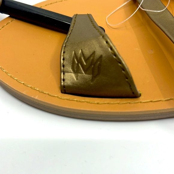 Malvados sandals, bronze coloured thin straps, size 11/12 - Picture 4 of 4